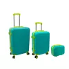 ORDINETT ladekast 3-delige set, 60L + 43L + 15L, groen