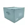 ORDINETT vierkante opbergbox met rits 30x30x21 cm mint