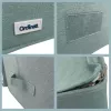 ORDINETT vierkante opbergbox met rits 30x30x21 cm mint
