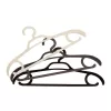 ORDINETT Eris kunststof kledinghangers 3-pack, diverse kleuren, 41,5 x 2,8 x 21 cm