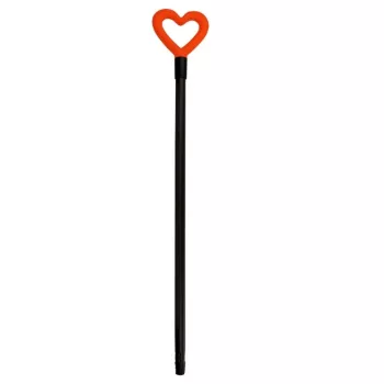 GIOSTYLE borstelsteel Love 131,2 cm assorti, limoengroen/lichtblauw/oranje/lila