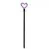 GIOSTYLE borstelsteel Love 131,2 cm assorti, limoengroen/lichtblauw/oranje/lila