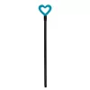 GIOSTYLE borstelsteel Love 131,2 cm assorti, limoengroen/lichtblauw/oranje/lila