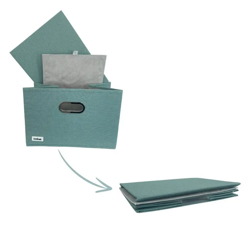 ORDINETT box M 28,5x25,5x20,5cm opbergbox mint