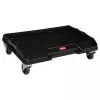 KETER DIY Connect transportwagen 55,7x43,7x16,4 cm, zwart/rood, IP54, 30 kg draagvermogen