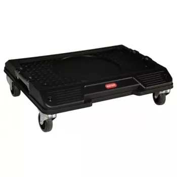 KETER DIY Connect transportwagen 55,7x43,7x16,4 cm, zwart/rood, IP54, 30 kg draagvermogen