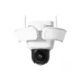 AOSU Smart Security Floodlight Cam Pro 2K QHD bedrade buitenbewakingscamera met 2400lm schijnwerper, AI-herkenning, IP65