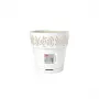 STEFANPLAST Gaia bloempot met schotel Ø20x19cm wit