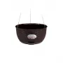 STEFANPLAST hangbloempot Natural Ø30x14,5cm donkerbruin