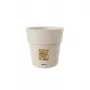 STEFANPLAST bloempot met schotel Ethica Ø20x19cm wit