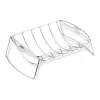 Weber Original Rib Rack voor 5 ribbenroosters, verzinkt staal, zilver, 434,3 x 266,7 x 111,8 mm, compatibel met Q 200/2000 en grotere gasbarbecues, Spirit, Genesis, Summit, Smokey Mountain Cooker 47cm+ 6469