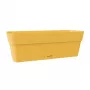 STEFANPLAST Ethica bloembak met schotel 50x18x17 cm mosterdgeel
