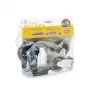 STEFANPLAST wielset 4 stuks voor transportbox Gulliver 4-5-6-7 zwart