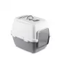STEFANPLAST Cathy Comfort gesloten kattentoilet 58x45x48 cm wit/grijs