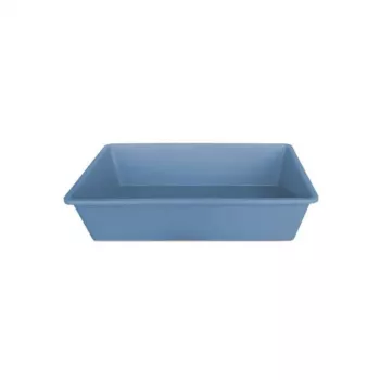 STEFANPLAST kattenbak 40x30x10 cm blauw