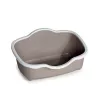 STEFANPLAST kattenbak Tres Chic Open 56x38,5x26 cm wit/lichtgrijs
