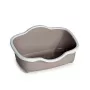 STEFANPLAST kattenbak Tres Chic Open 56x38,5x26 cm wit/lichtgrijs