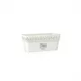STEFANPLAST bloembak met schotel Gaia 30x13x12 cm wit