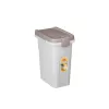 STEFANPLAST voerbewaarcontainer 15 L wit/lichtgrijs