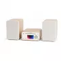 Pure Classic stereo mini-hifi-systeem DAB+/FM, Bluetooth, CD, USB wit/eiken