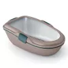 STEFANPLAST kattenbak Furba Chic Maxi 69,5x47x26 cm lichtgrijs/groen
