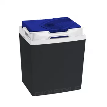 GIOSTYLE Brio 26 / 12V donkergrijs-rood/blauw elektrische koelbox