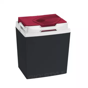 GIOSTYLE Brio 26 / 12V donkergrijs-rood/blauw elektrische koelbox