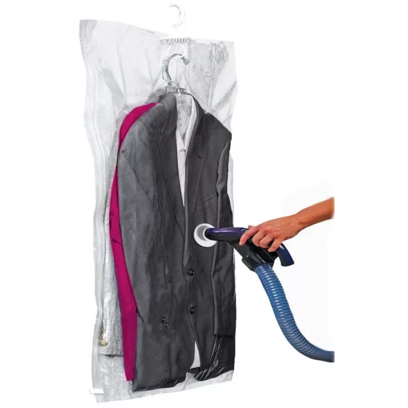 ORDINETT vacuümzak Ordispace om op te hangen voor kleding 70x140cm