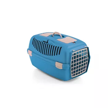 STEFANPLAST transportbox Gulliver 2 met kunststof deur 55x36x35cm blauw