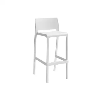 BICA Tuinbarhocker Volga Stool 65 50x49x89cm wit