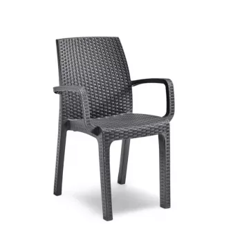 BICA Tuinstoel Verona fauteuil zwart