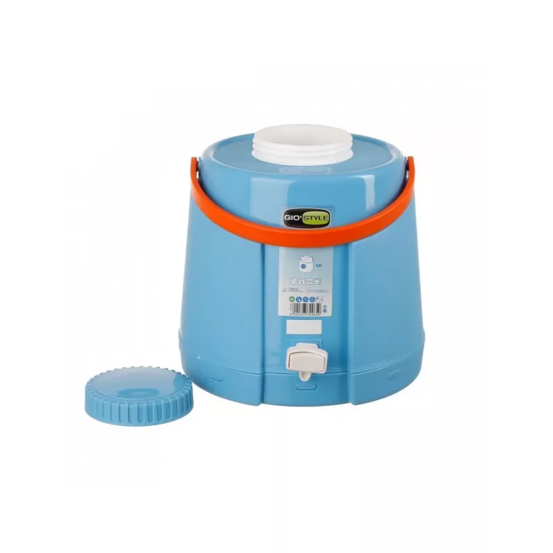 Giostyle Thermos 5,6L Fiesta 5 blauw-oranje isoleer-drinkdispenser