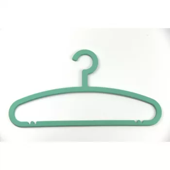 ORDINETT Basic kunststof kledinghangers 5-pack 42,5 cm diverse kleuren