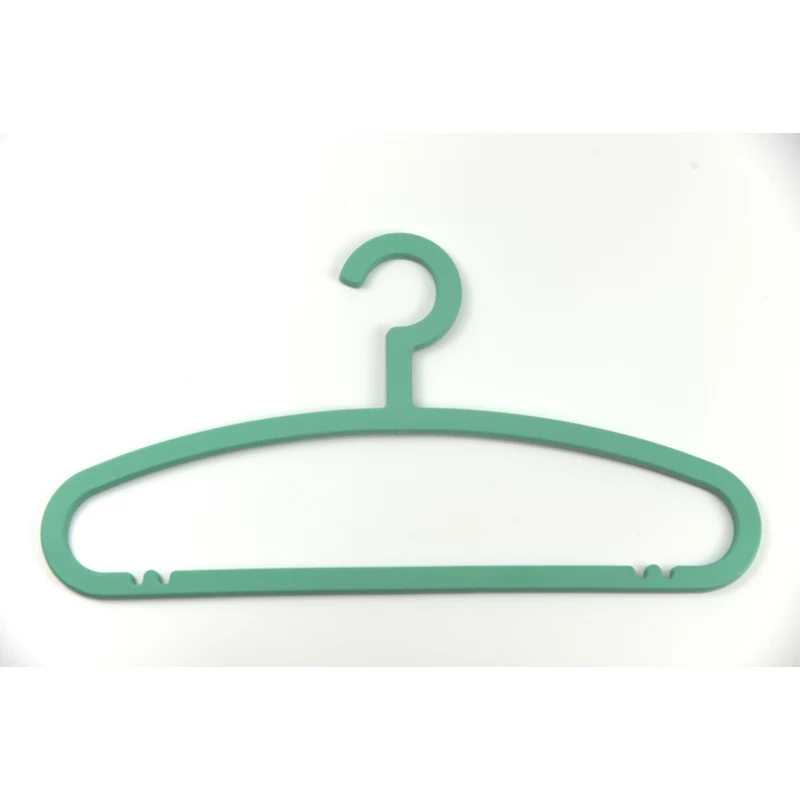 ORDINETT Basic kunststof kledinghangers 5-pack 42,5 cm diverse kleuren