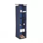 ORDINETT organizer met 5 vakken 30x30x120cm blauw