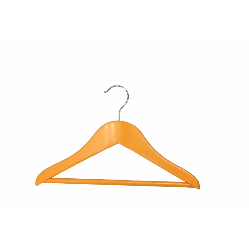 ORDINETT kinderkledinghangers van hout, 3-pack, diverse kleuren, 30 cm