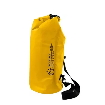 GIOSTYLE waterdichte thermo-droogzak Nautic Storm L 20L, Ø23x63cm, geel