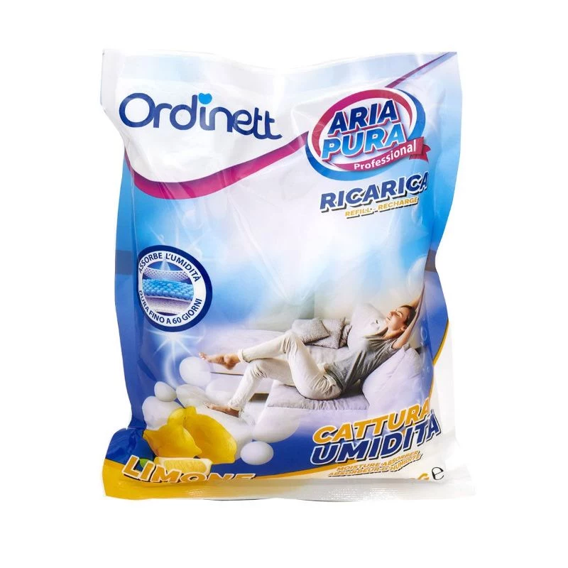 ORDINETT navulling voor vochtopnemer, 3 x 450 g, Citroen