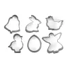 GUARDINI paas- en peperkoekuitsteekvormpjes set 6 stuks 5-6x2cm