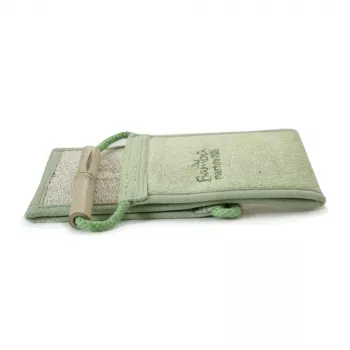 MARTINI SPA luffa en bamboe strepen bamboe - natuurlijke peeling-badestrip met tweezijdige textuur
