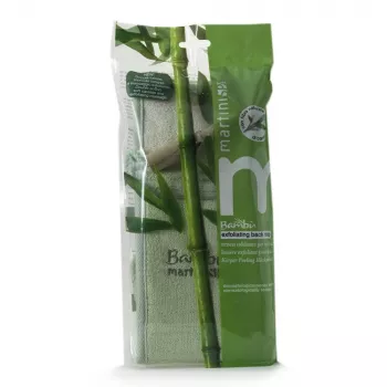 MARTINI SPA luffa en bamboe strepen bamboe - natuurlijke peeling-badestrip met tweezijdige textuur