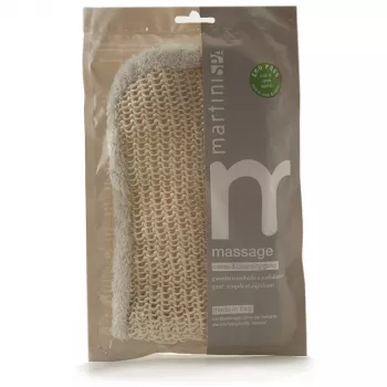 Martini Spa sisal- en katoenen peelinghandschoen naturel