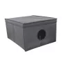 ORDINETT opvouwbare box L maat 50x40x25 cm grijs