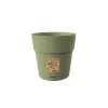 STEFANPLAST Ethica bloempot met schotel, 20 cm, groen
