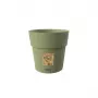 STEFANPLAST Ethica bloempot met schotel, 20 cm, groen
