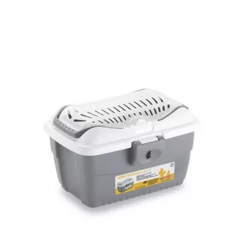 STEFANPLAST transportbox Mini Gulliver 40x30x24cm wit/grijs