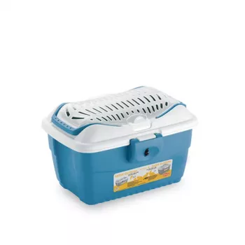 STEFANPLAST transportbox Mini Gulliver 40x30x24cm wit/blauw