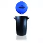 GIOSTYLE Eco Solution 35L afvalemmer donkergrijs/blauw 42,5x37,5x54cm