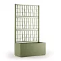 STEFANPLAST bloembak met klimrek Ethica 80x36x140 cm groen