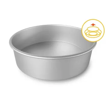 GUARDINI professionele bakvorm met losse bodem, Ø26 x 7,5 cm, geanodiseerd aluminium